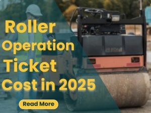 A designed template of a roller operation ticket training concept.
